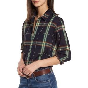 Madewell Oversize Ex-boyfriend Plaid Shirt